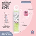 thumbnail image 3 of Miyuki Delica Seed Beads – Size 11/0 (1.6 mm), DB0860, Matte Chartreuse AB, 7.2 g, Approx. 1440 Beads, 3 of 7