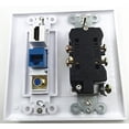 thumbnail image 1 of Toma de Corriente IBL-15A 1 Puerto HDMI 1 Ethernet Cat6 Placa de Pared Blanco, 1 of 2