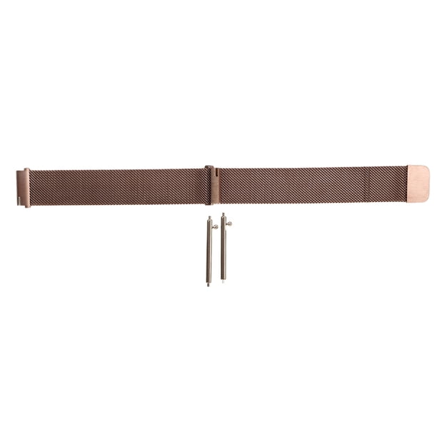 Correa de reloj de acero inoxidable, pulsera de repuesto de 18mm para reloj inteligente Huawei GT2, oro rosa YUNYI BRAND Deportes