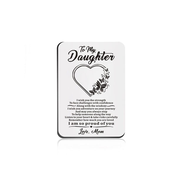 Billuyoard Monedero Tarjeta Insertar Decoración Interesante Bolsa de dinero de acero inoxidable Decoración Niñas Regalos Regalo de cumpleaños Kits de decoración para fiestas Hija
