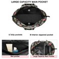thumbnail image 3 of Schnauzer with Pioneer Flower Travel Tote Bags for Women Carry On,Large Weekender Bags for Women Travel,Multi Functional Duffle Bag for Work,Shopping,Sports, 3 of 5
