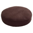 thumbnail image 1 of Bar Stool Cover Elastic Breathable Comfortable Dustproof Seat Cushions Bar Stool Dark Brown, 1 of 9