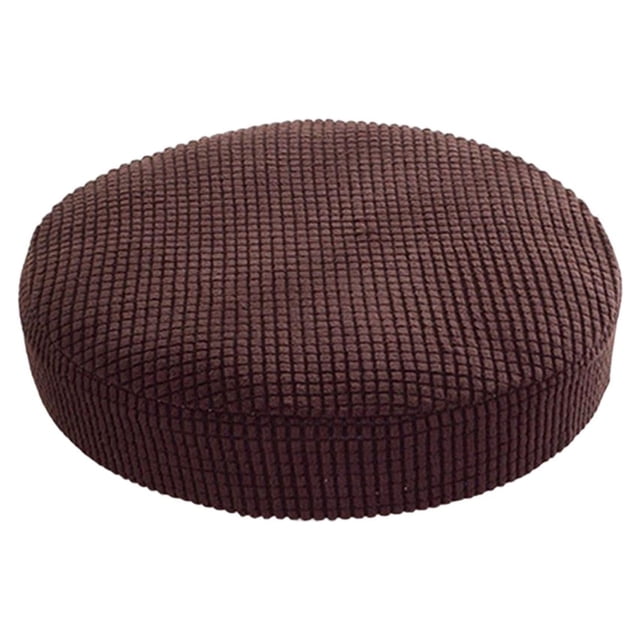 Bar Stool Cover Elastic Breathable Comfortable Dustproof Seat Cushions Bar Stool Dark Brown