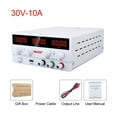 thumbnail image 1 of Alimentation de Laboratoire Réglable par USB DC 60V 5A Régulateur de Tension Réglable 30V 10A Stabilisateur de Commutation de Banc, Facile à Utiliser, 1 of 7