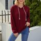 thumbnail image 4 of Ichuanyi liquidación mujer capucha casual capucha sólida manga larga sudadera con capucha sudadera túnica suelta blusa de invierno ICHUANYI WER202308182098, 4 of 8