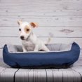 thumbnail image 1 of Cama para Perro, Resistente, Confortable, Lavable, con Relleno Suave Azul/Gris Extra Grande, 1 of 4