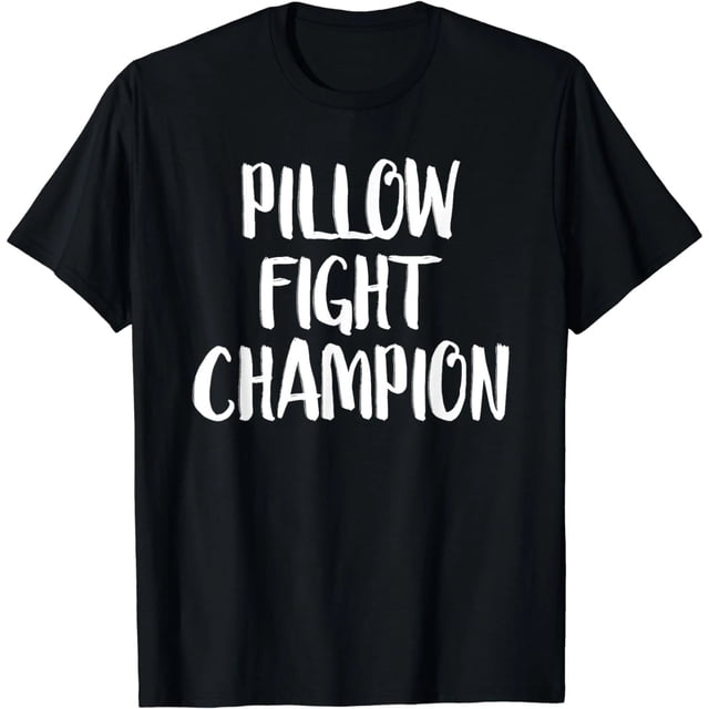Camiseta de Mujer: Campeona de Guerra de Almohadas - Frase Divertida Popular
