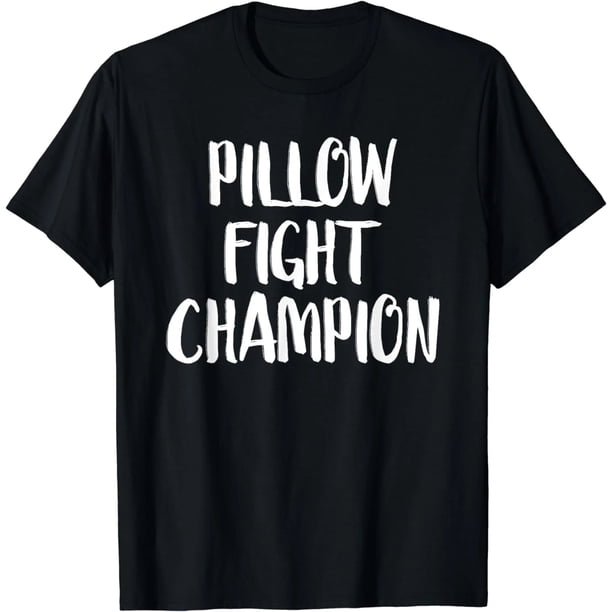 Camiseta de Mujer: Campeona de Guerra de Almohadas - Frase Divertida Popular