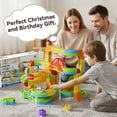 thumbnail image 5 of KNMDU Electric Train Set 113 Pieces 3D Infinity Track Flexible Tracks for Kids N Scale, 5 of 11