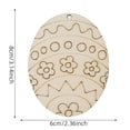 thumbnail image 3 of CoreLiving Unfinished Wooden Easter Cutouts for Crafts and Ornaments, Blank Bunny Rabbit and Egg Shapes DIY Painting Wood Pieces for Home Spring Wreath or Magnet Making, 3 of 6