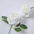 thumbnail image 3 of NUNADERNU Foam Rose Artificial Flowers Fake Roses Fake Bouquet for DIY Party Home Wedding Decoration (25 Pieces, White), 3 of 5