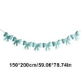 thumbnail image 3 of Korean Macaron Party Banner, Pull String Paper Bow Garland, Children’s Birthday Backdrop Kit, Cute Pull Flower Decoration, Photo Booth Streamer, 3 of 7