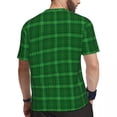 thumbnail image 3 of T Shirt For Men Irish St Patricks Day Sports T-Shirt Summer Green Plaid Awesome Fashion Tee Shirt Fo, 3 of 7