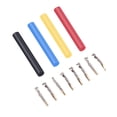 thumbnail image 2 of Phosphor bronze Cartridge Connector Clips Tubes 8 Gold Plated Pins For Cartridges Turntable IT, 2 of 5