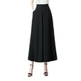 thumbnail image 4 of Pantalones de pierna ancha Salvador para mujer negro 4XL, 4 of 10