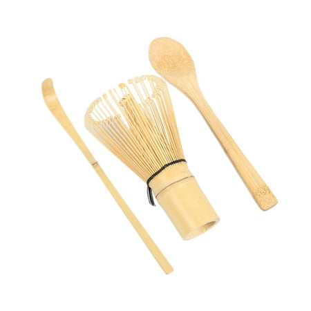

3 Pieces Matcha Set Gifts Set Japanese Chasen Starter Sets Matcha Spoon Matcha Friends Gifts Matcha Whisk Set for Beginner