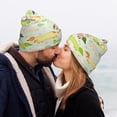 thumbnail image 5 of Lsque Dachshund Dog Puppy Pattern Knitted Beanie, Unisex Winter Hat, Knit Hat Winter Beanies Thick Fisherman Beanies Cuffed Plain Skull Caps, 5 of 6