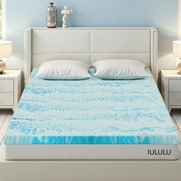 2 inch Twin Cooling Gel Infused Mattress Topper, Memory Foam Mattress Topper