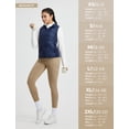 thumbnail image 7 of baleaf Women's Thermal Warm Winter leggings Fleece lined Pants Waterproof High Waisted with Pockets Outdoor Workout Running Tights Brown L, 7 of 7