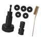 thumbnail image 5 of Herramienta para eliminar óxido de ruedas Kit para renovar cubos de ruedas Limpiador de pernos de ruedas Negro con pincel, 5 of 7
