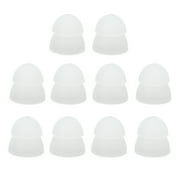 Domes, Eartips 8mm Soft Silicone 10pcs Anti Static For Daily Uses For Replacement White