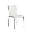 thumbnail image 1 of Plata Décor Imports Upholstered White Dining Chair, 1 of 1