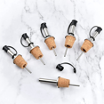 thumbnail image 3 of 16 Pcs Verseurs de Vin Verseur de Liège pour Bouteilles de Liqueur, 3 of 6