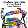 thumbnail image 4 of Top Glides Universal Rollator Walker Seat and Backrest Covers (Cats), 4 of 4