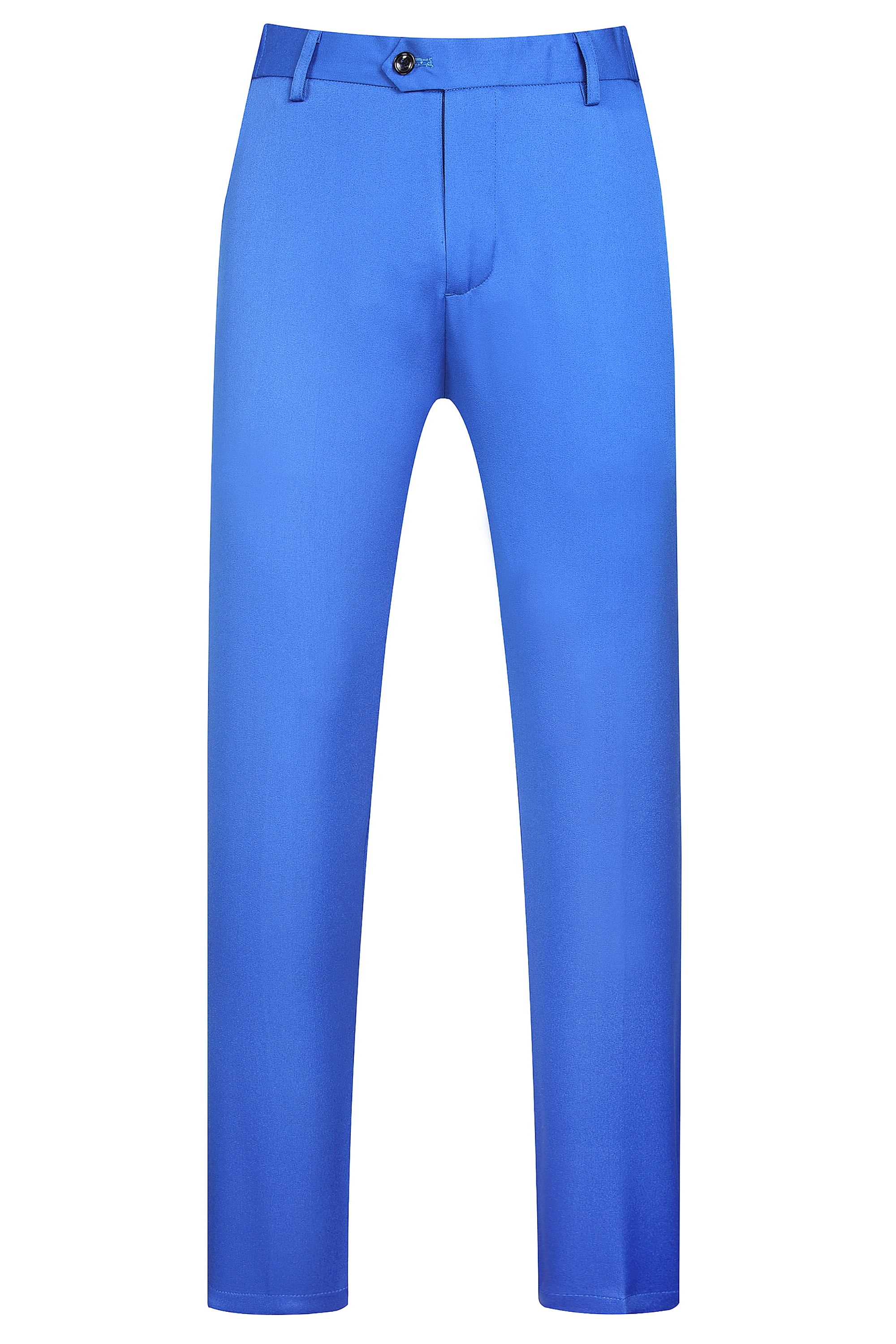 Keevoom Mens Slim Fit Front Flat Casual Dress Pants