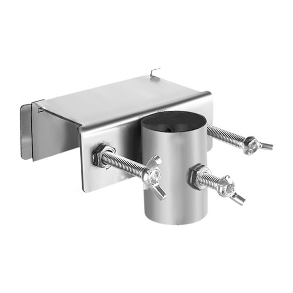 雨伞固定器三轮车大伞固定架太阳伞支架遮阳伞固定夹户外摆摊伞夹 螺丝款伞架固定器