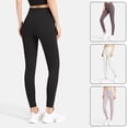 thumbnail image 1 of Pantalones de yoga para mujer Cintura alta Cierre de gancho y ojo ajustable Entrenamiento Atlético, 1 of 8
