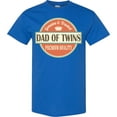 thumbnail image 3 of Inktastic Dad of Twins Vintage T-Shirt, 3 of 5