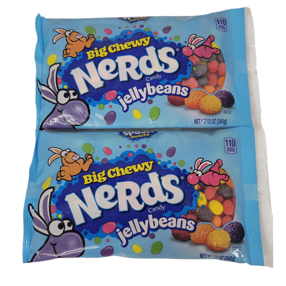 Big Chewy Nerds Jelly Beans, 12 oz, Pack of 2