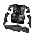 thumbnail image 4 of Nishiyuenyi Kids Motorcycle Guard Suit with Elbow Knee Pads Dirt Bike Gear Riding Protection Black, 4 of 9