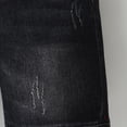 thumbnail image 4 of Kiijoy Boys Jean Shorts Summer Mid Rise Stretch Denim Shorts with Pockets, Black, Sizes 9-10, 4 of 6