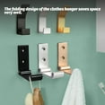 thumbnail image 2 of Moyic Folding Hanging Hooks Aluminium Alloy Punch Towel Strong Bathroom Clasp Rack Foldable Bearing Hanger Bedroom Free Single Type10 NO10, 2 of 6