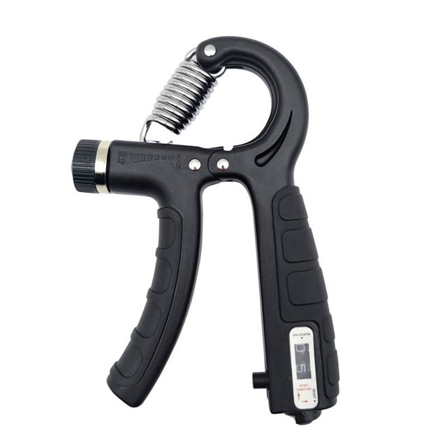 Ejercicio de fitness con agarre para contar, fuerza muscular en los dedos y los brazos, entrenamiento de rehabilitación para la fuerza de la muñeca, dispositivo de tensión para el agarre de los dedos