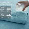 thumbnail image 2 of Covina Home 8 Pcs Bath Towel Set Green Pine Microfiber Bathroom Towel Set Ultra Soft Plush Oversized Towels Adult Luxury Bath Sheet, 2 of 8