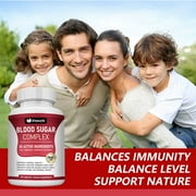 Blood Sugar Complex with Cinnamon, Chromium & Mulberry - 20 Active Ingredients, 940mg, 60 Capsules - Supports Healthy Blood Sugar Levels (Normal Range)