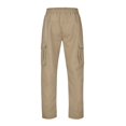 thumbnail image 5 of NIEWTR Men's Outdoor Casual Pants Cargo Hiking Pants Lightweight Work SweatPants Fall Winter Pants (Khaki,S), 5 of 8