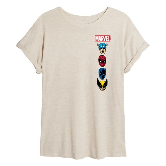 Marvel - Logos - Women's Oversized Graphic T-Shirt