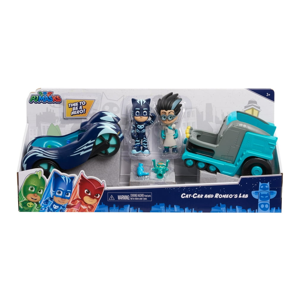 PJ Mask Hero vs. Villain Vehicles Catboy & Romeo, Vehicles, Ages 3 Up