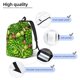 thumbnail image 3 of Disketp Cactus And Succulents print Canvas Backpack Lightweight Travel Daypack Student Rucksack Laptop Backpack-, 3 of 5