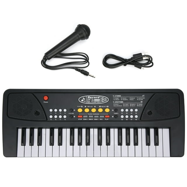 Wchiuoe Kids Electronic Piano 37 Key Multifunction Keyboard Musical Instrument Supplies BF-430A2,Music Electronic Keyboard