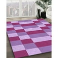 thumbnail image 3 of Ahgly Company Machine Washable Indoor Rectangle Transitional Magenta Pink Area Rugs, 2' x 3', 3 of 7