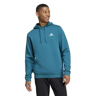 Adidas Men's Logo Long Sleeve Front Pocket Coref Pullover Hoodie - Main Image