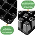 thumbnail image 4 of Plant Starter Tray Kit Yard Adjustable Dome Base Germination Boxes 12 Grid Mini, 4 of 10