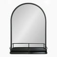 thumbnail image 3 of Kate and Laurel 20 x 28 Arch Wall Mirror, Black, 3 of 8