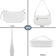 thumbnail image 3 of Bandolera NIUEIMEE ZHOU Small Bandolera de piel blanca, 3 of 6