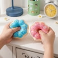 thumbnail image 5 of 7 Pcs Fake Donuts, 2.56 inches Artificial Stress Relief Donuts Foam Squeeze ,7 Colors Fake Doughnut Model for Donut Party Favors Birthday Party Shop Decoration, 5 of 9